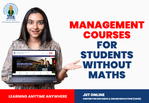 Management Courses for Students Without Maths