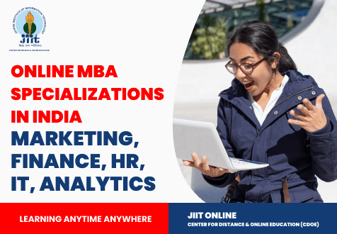 Online MBA Specialisations in India – Marketing, Finance, HR, IT, Analytics