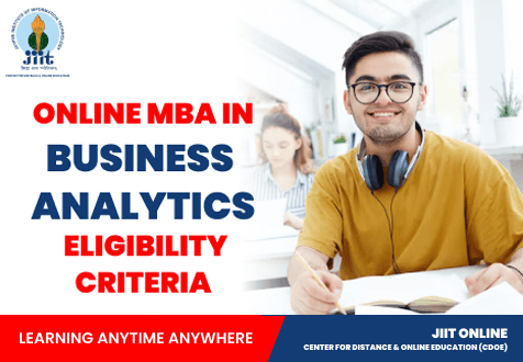 Online MBA in Business Analytics Eligibility Criteria
