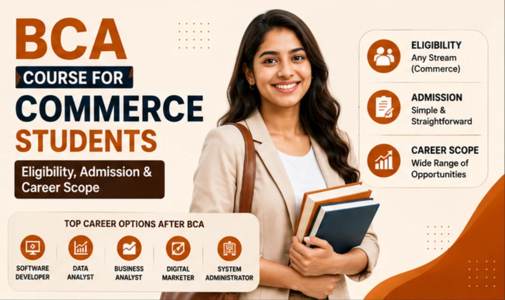BCA Course for Commerce Students: Eligibility, Admission & Career Scope