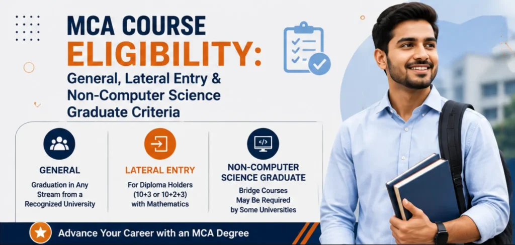 MCA Course Eligibility 2026: Lateral Entry & Non-Computer Science Graduate