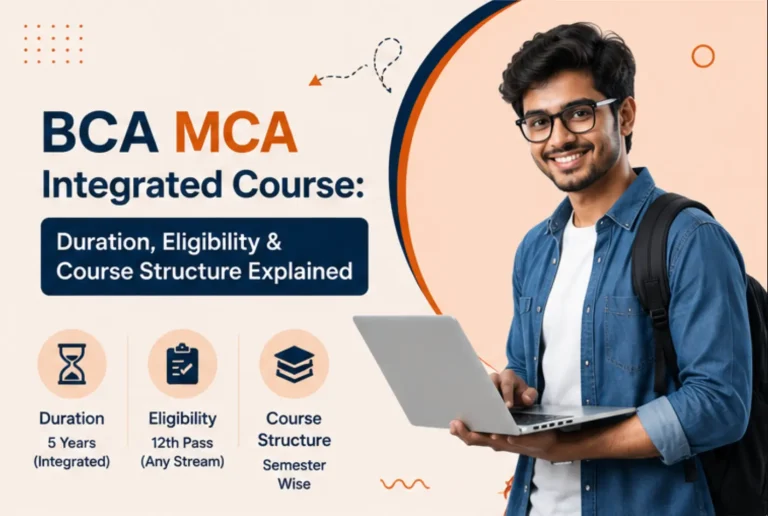 BCA MCA Integrated Course 2026: Duration, Eligibility & Course Structure Explained
