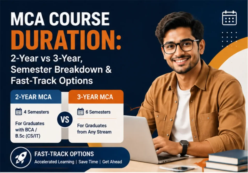 MCA Course Duration 2026: 2-Year vs 3-Year, Semester Breakdown & Fast-Track Options