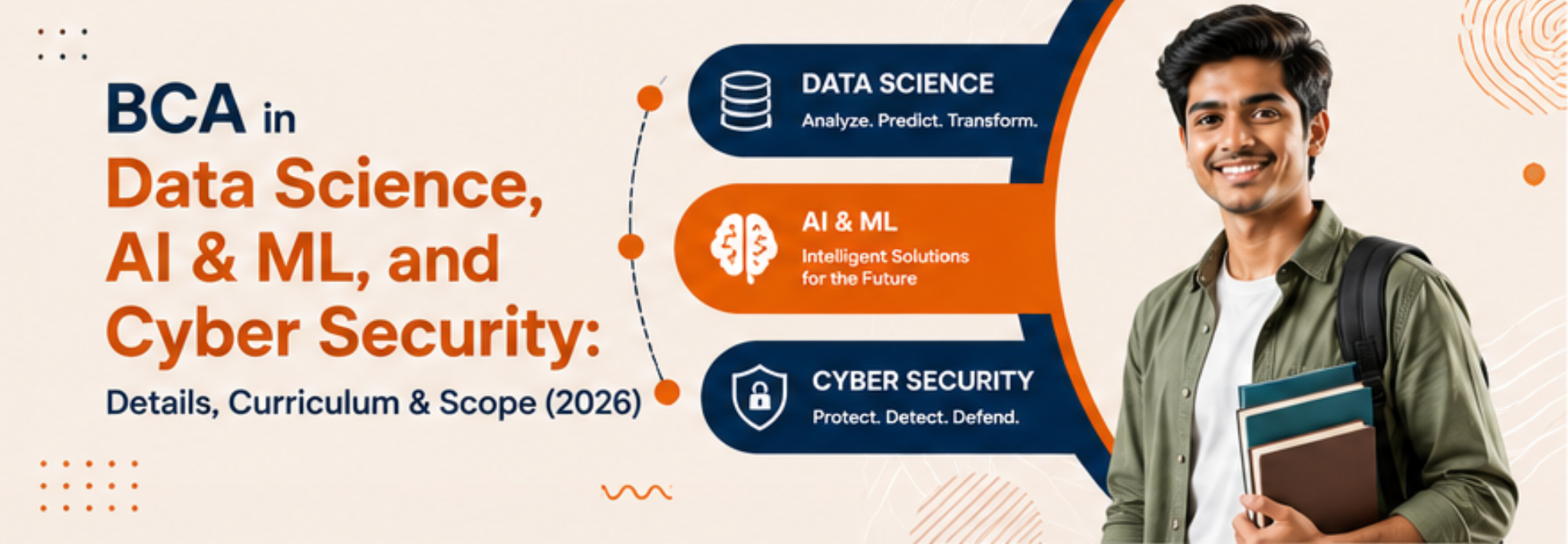 BCA Specialisation in Data Science, AI & ML, and Cyber Security: Details, Curriculum & Scope (2026)