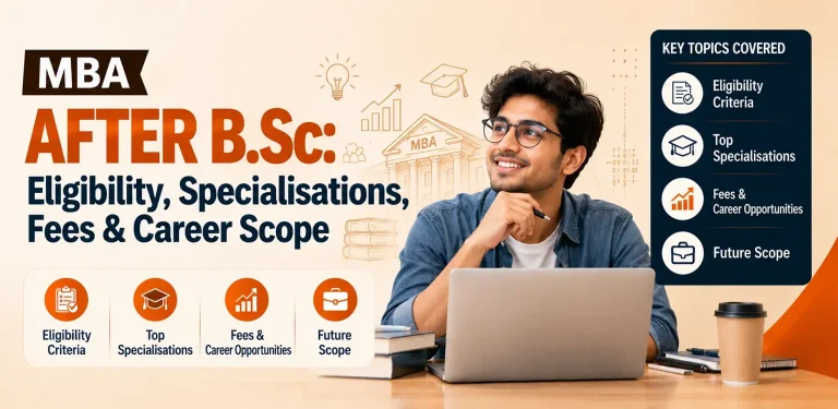MBA After B.Sc: Eligibility, Specialisations, Fees & Career Scope