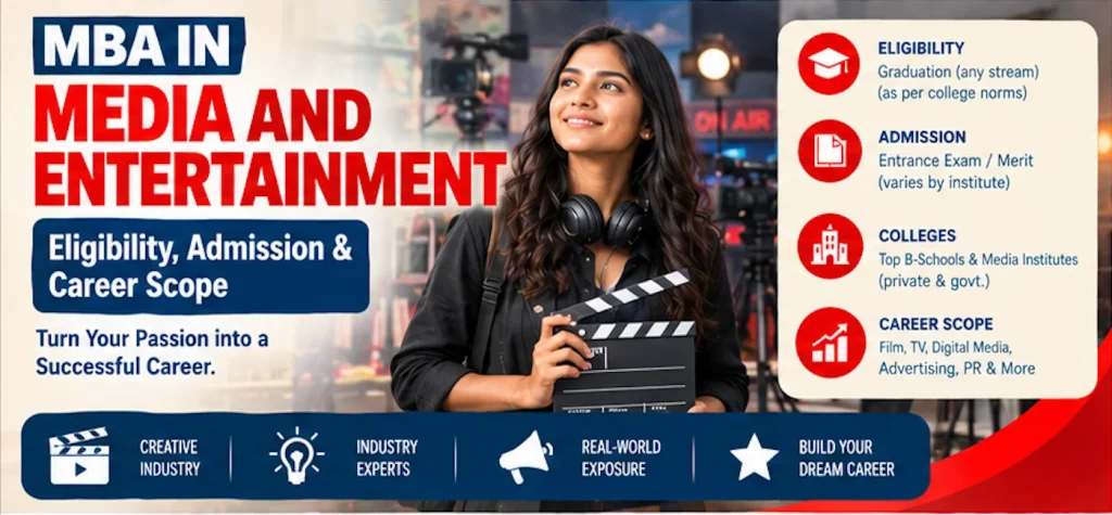 MBA in Media and Entertainment: Eligibility, Admission & Career Scope
