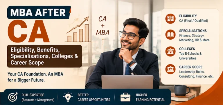 MBA After CA: Eligibility, Benefits, Specialisations, Colleges & Career Scope