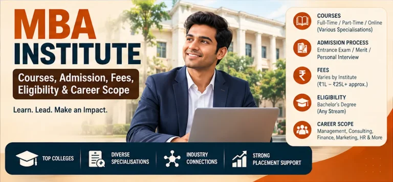 MBA Institute: Courses, Admission, Fees, Eligibility & Career Scope